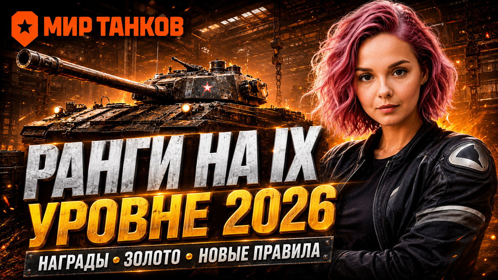 РАНГИ НА ДЕВЯТКАХ 2026 🔥 ЗОЛОТО за 5 боёв, ТОП-награды и новые правила!